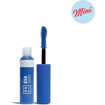 

3INA MAKEUP The Color Mascara 850 Синяя тушь для ресниц с растительным кератином Volume and Lift Дорожный формат 5,5 мл