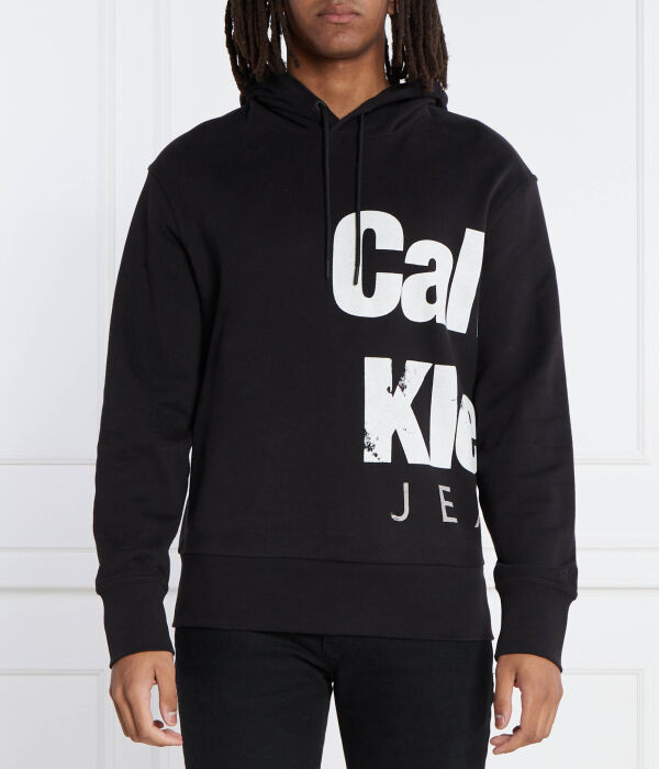 

Толстовка мужская Calvin Klein Jeans с надписью, черный