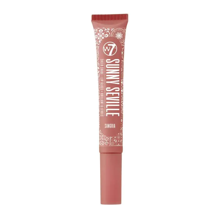 

Блеск для губ sunny seville brillo de labios transparente W7, цвет sangria