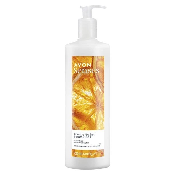 

Avon, Senses, Гель для душа «Апельсин и жасмин», 720 мл