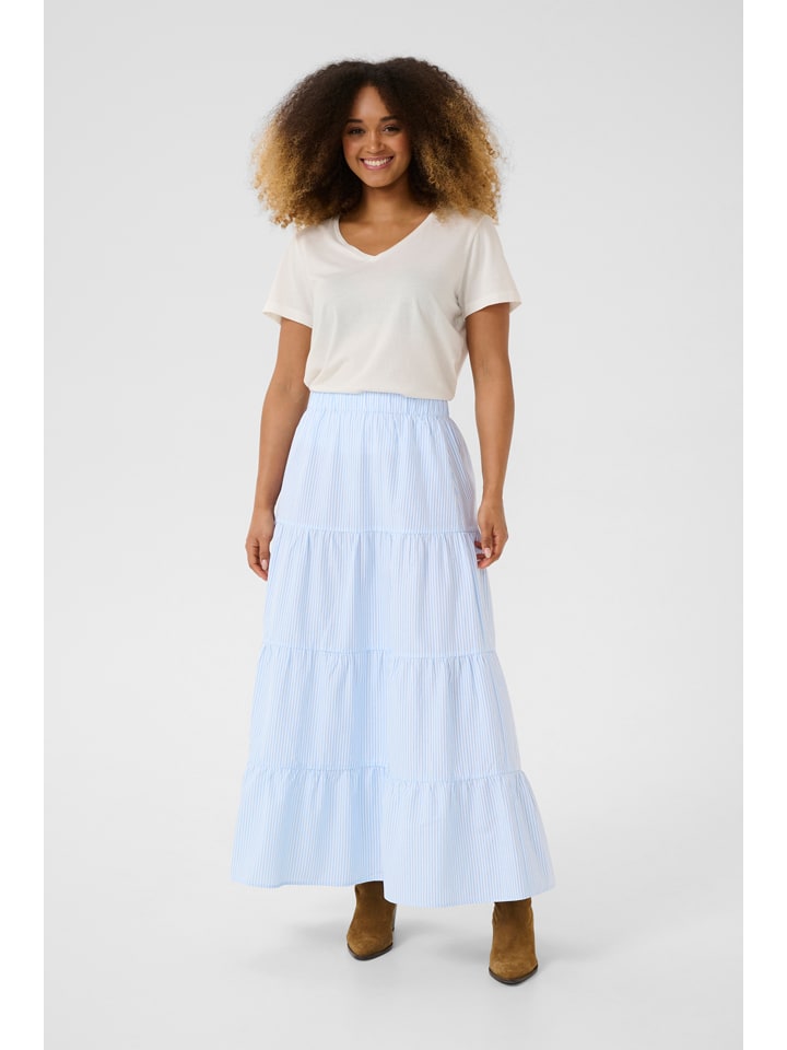 

Kaffe Юбка светло-голубого цвета