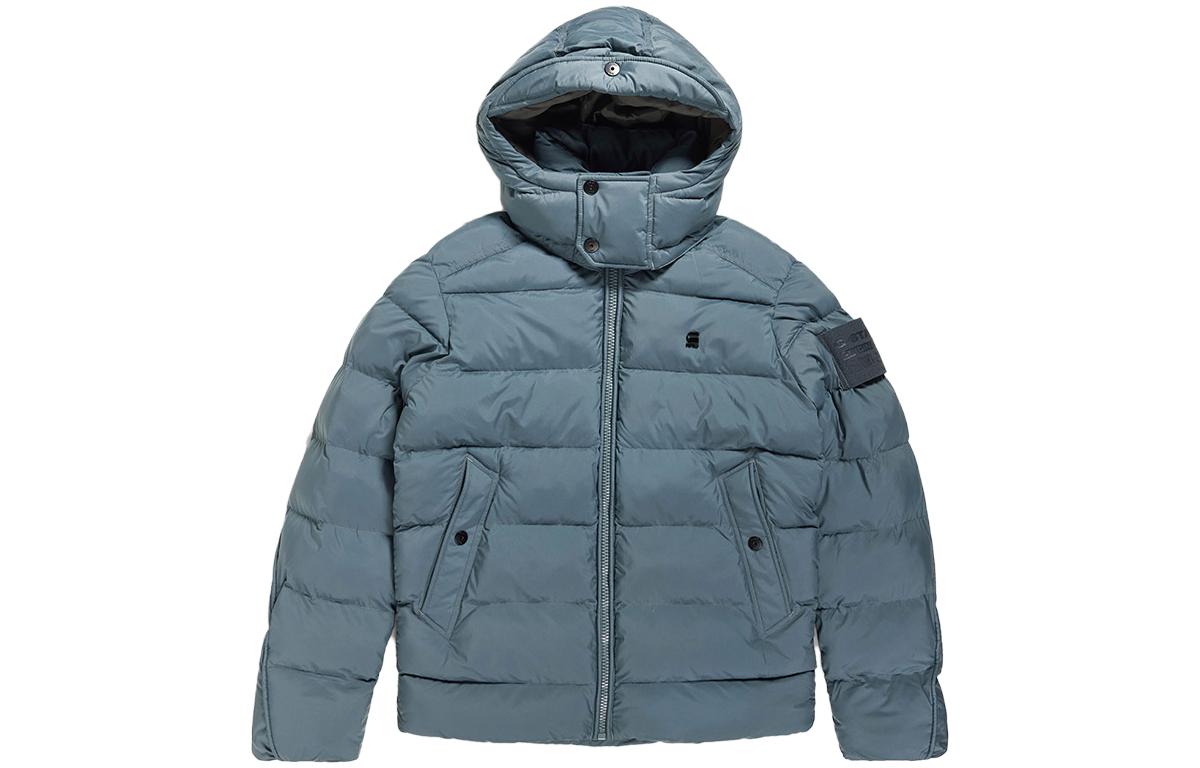 

G-STAR RAW Куртка пуховик G STAR RAW мужская серо-голубая, Gray Blue