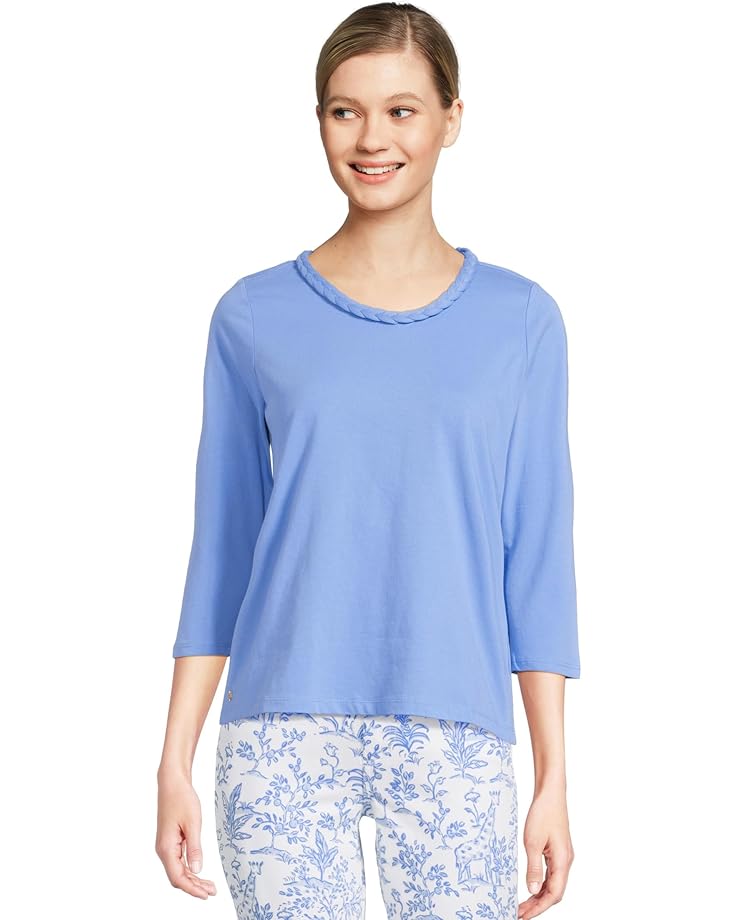 

Топ Lilly Pulitzer Paulson Knit Top, цвет Sunwashed Blue