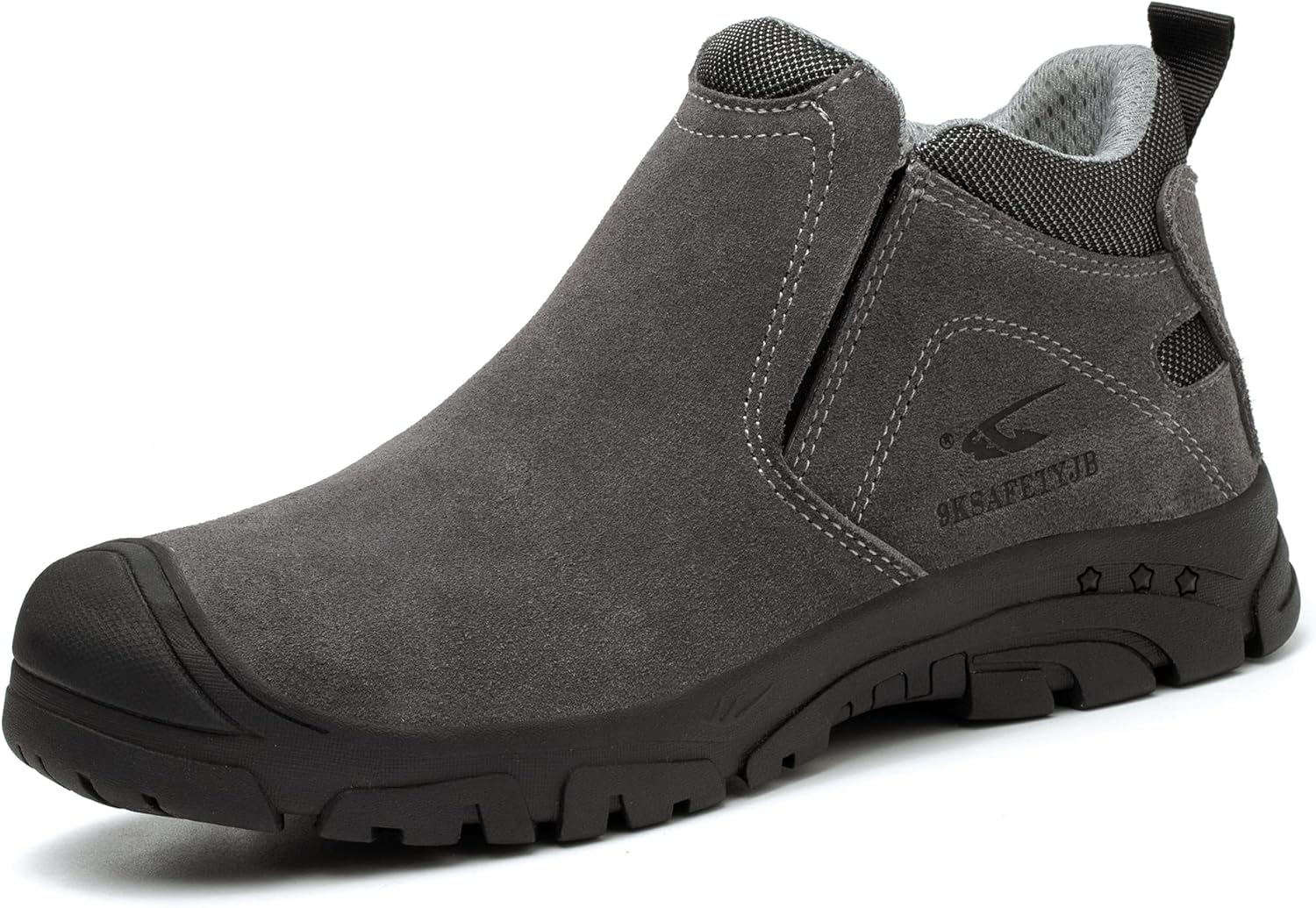 

Мужские ботинки Tanleewa с стальным носком, водонепроницаемые, легкие, защитные, утепленные, противопроколочные кроссовки для сварки и строительства, серый