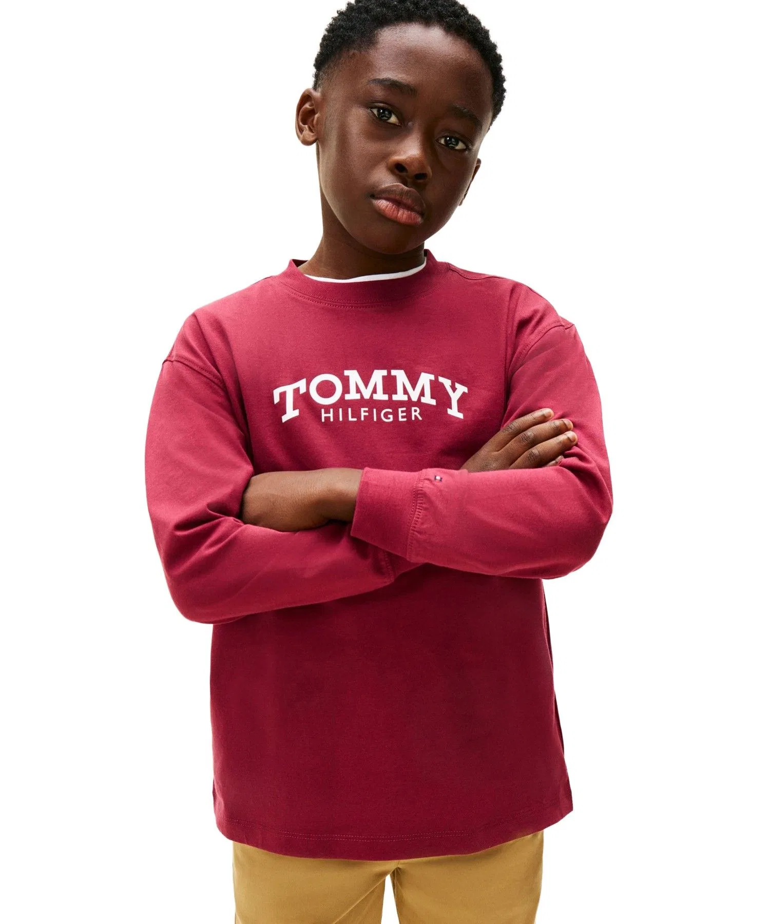 Детская футболка с длинным рукавом TOMMY HILFIGER