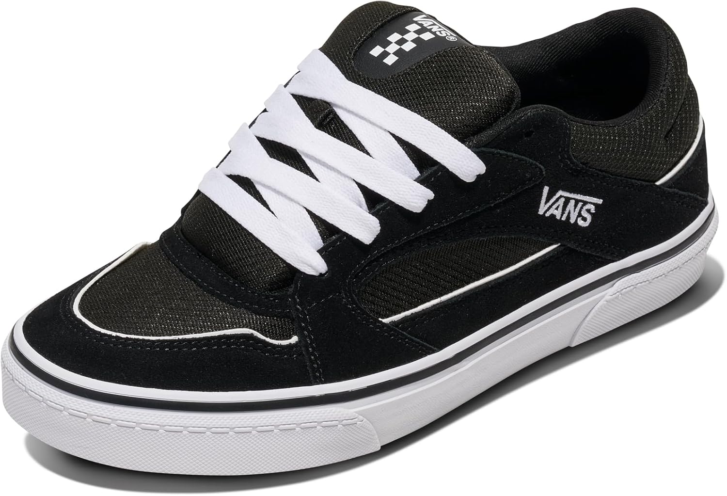 

Vans Mens Colson Shoe | Ретро-кроссовки в стиле 90-х, повседневная обувь, Suede/Mesh Black/White