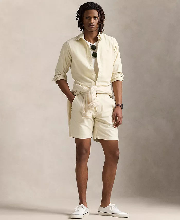 

Мужские шорты Polo Prepster с минеральной окраской, длина 8 дюймов Polo Ralph Lauren, коричневый/бежевый