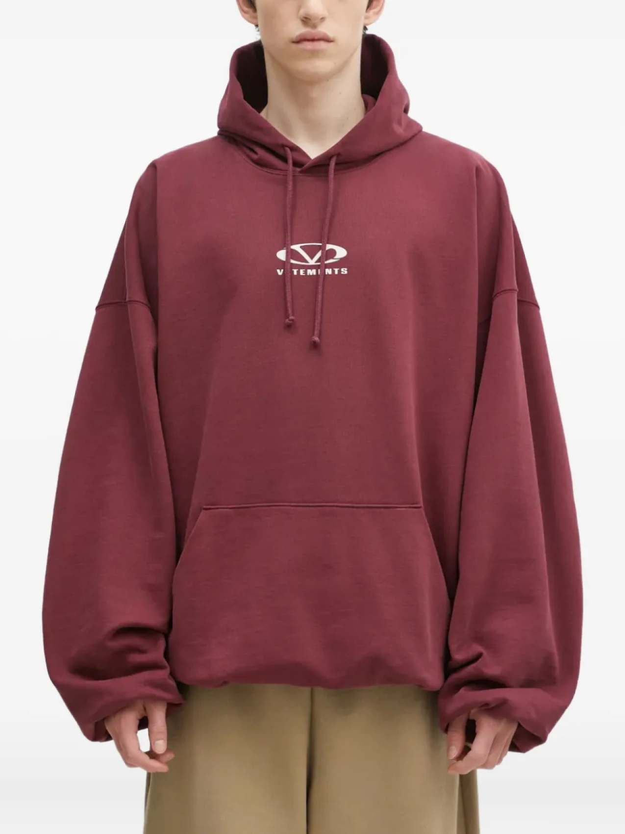 

Толстовка с логотипом VETEMENTS, красный