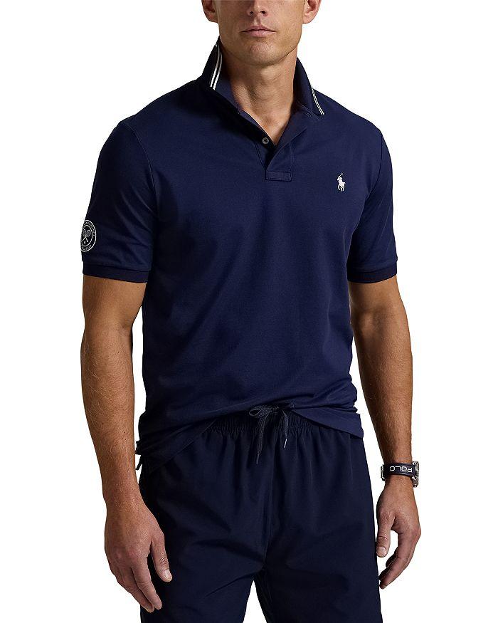 

Поло Wimbledon Classic Fit Stretch Polo Ralph Lauren, синий