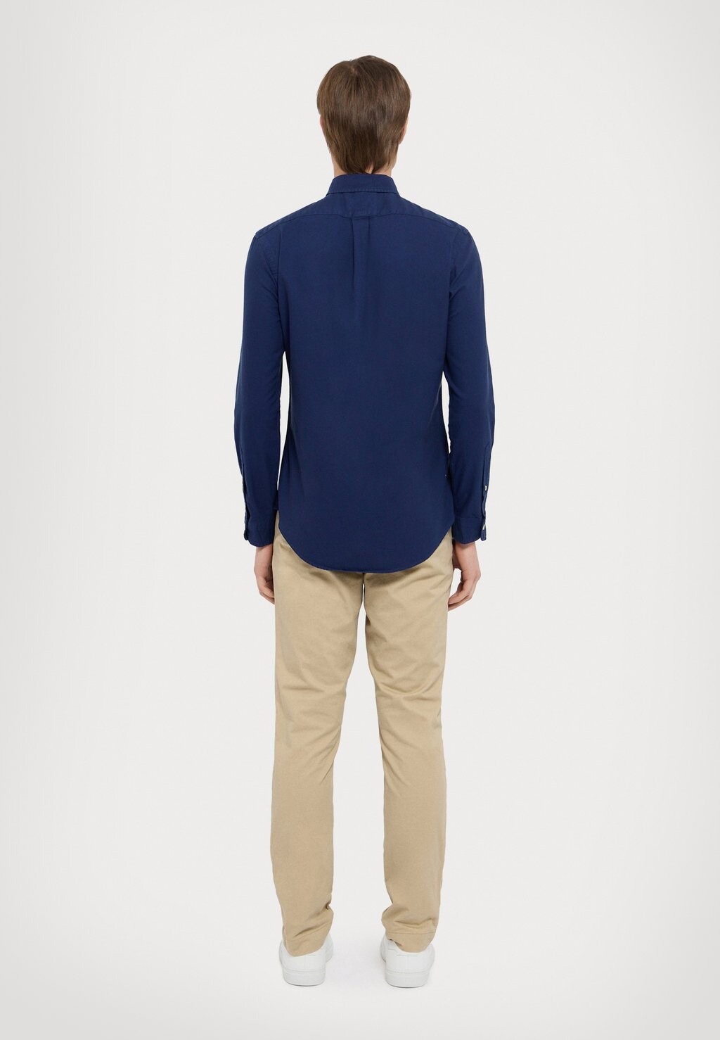 

Рубашка SLIM FIT GARMENT-DYED OXFORD SHIRT Ralph Lauren, темно-синий
