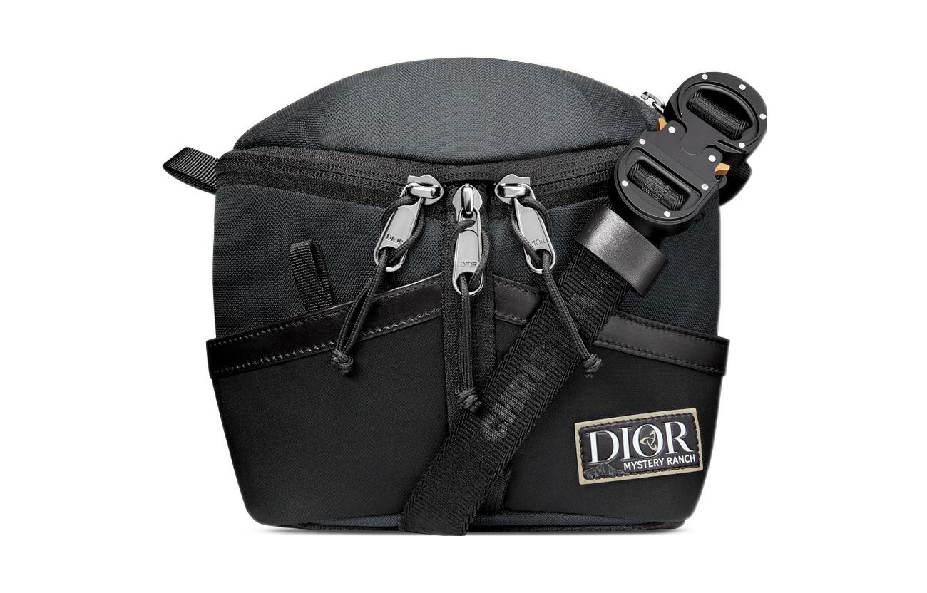 

DIOR MYSTERY RANCH Collaboration, нейлоновая поясная сумка для мужчин, черная