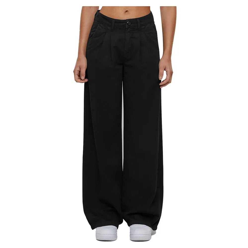 

Брюки Urban Classics Organic Pleated, черный