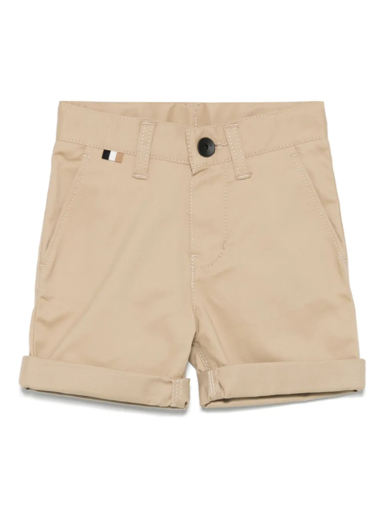 

Хлопковые шорты BOSS Kidswear, нейтральный
