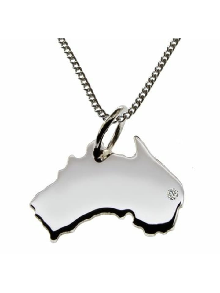 

Schmuckador Цепочка 50 см + Австралия с бриллиантом из серебра 925 пробы