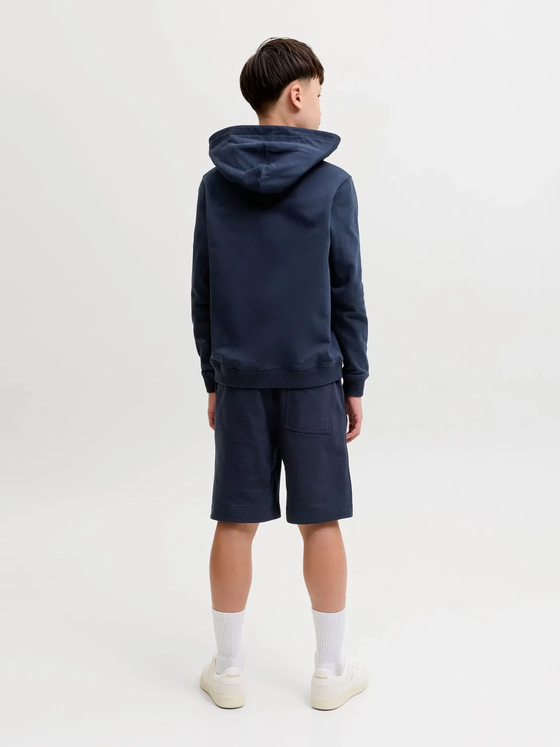 Капюшон из футера с начесом, JACK & JONES Junior, sky captain — фото 3