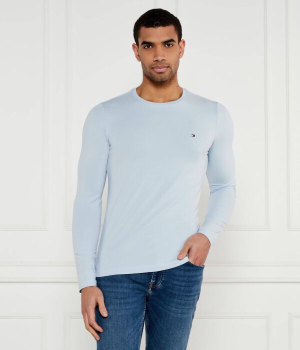 

Лонгслив Tommy Hilfiger Slim Fit, голубой