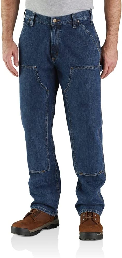 

Джинсы Carhartt Men's Loose Straight Double-Front Denim Dungaree, Canal