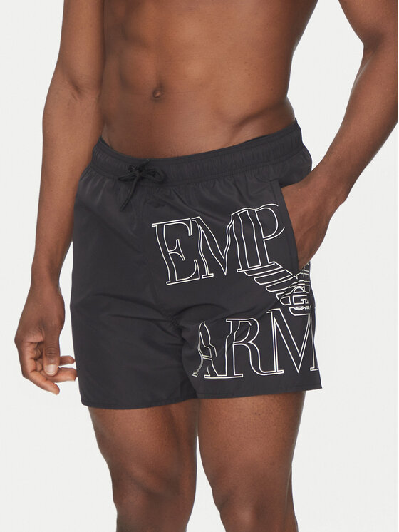 

Шорты для плавания стандартный крой EM000583 AF12326 UC001 Emporio Armani Underwear, черный