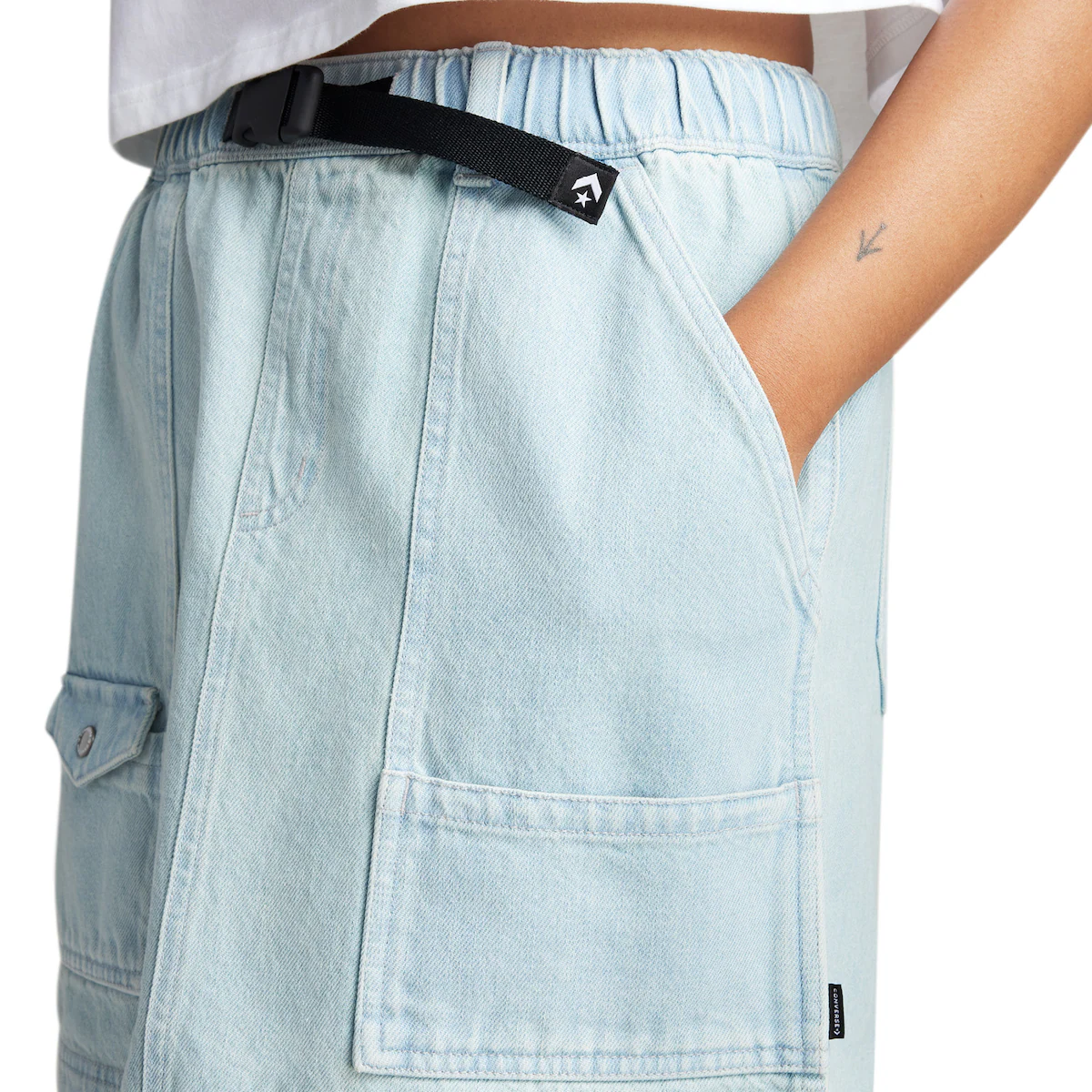 

Женская юбка Woven Harbor Mini Skirt Converse, синий