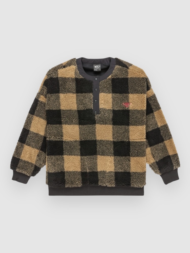 

Флисовый пуловер Quiksilver Mercury Barranco Crew Fleece Pullover, woodlands elmwood