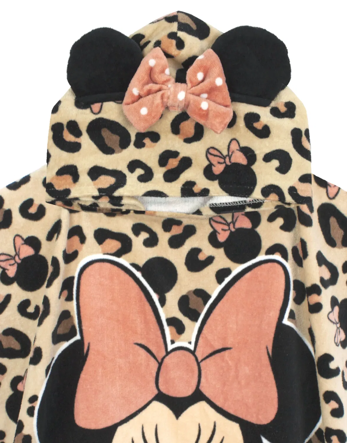Пончо-полотенце Minnie Mouse Disney для девочек, розовый — фото 4