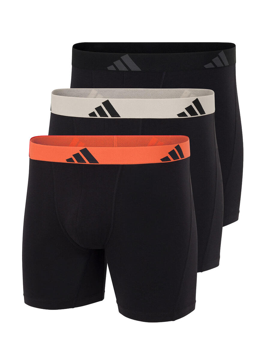 

ADIDAS Классические мужские боксёрские шорты-боксёры - Active Flex Cotton, чёрные