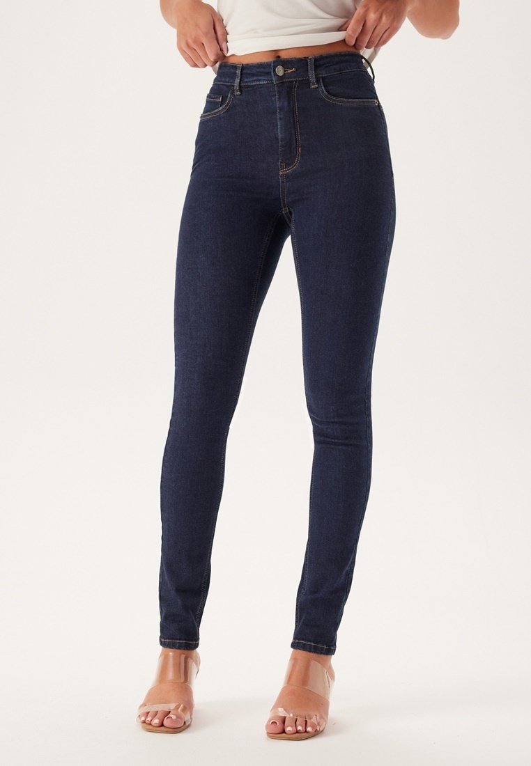 

Джинсы скинни HIGH Bubbleroom, цвет Dark Blue Denim