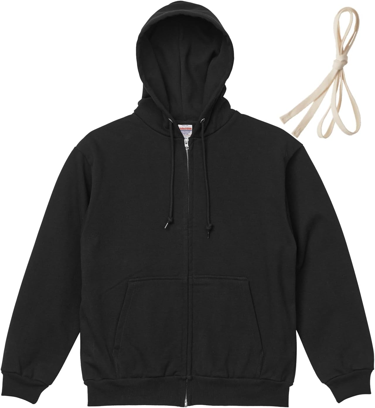 

Толстовка United Athletic 15.0 oz Open End Magnum Weight на молнии с капюшоном, черный