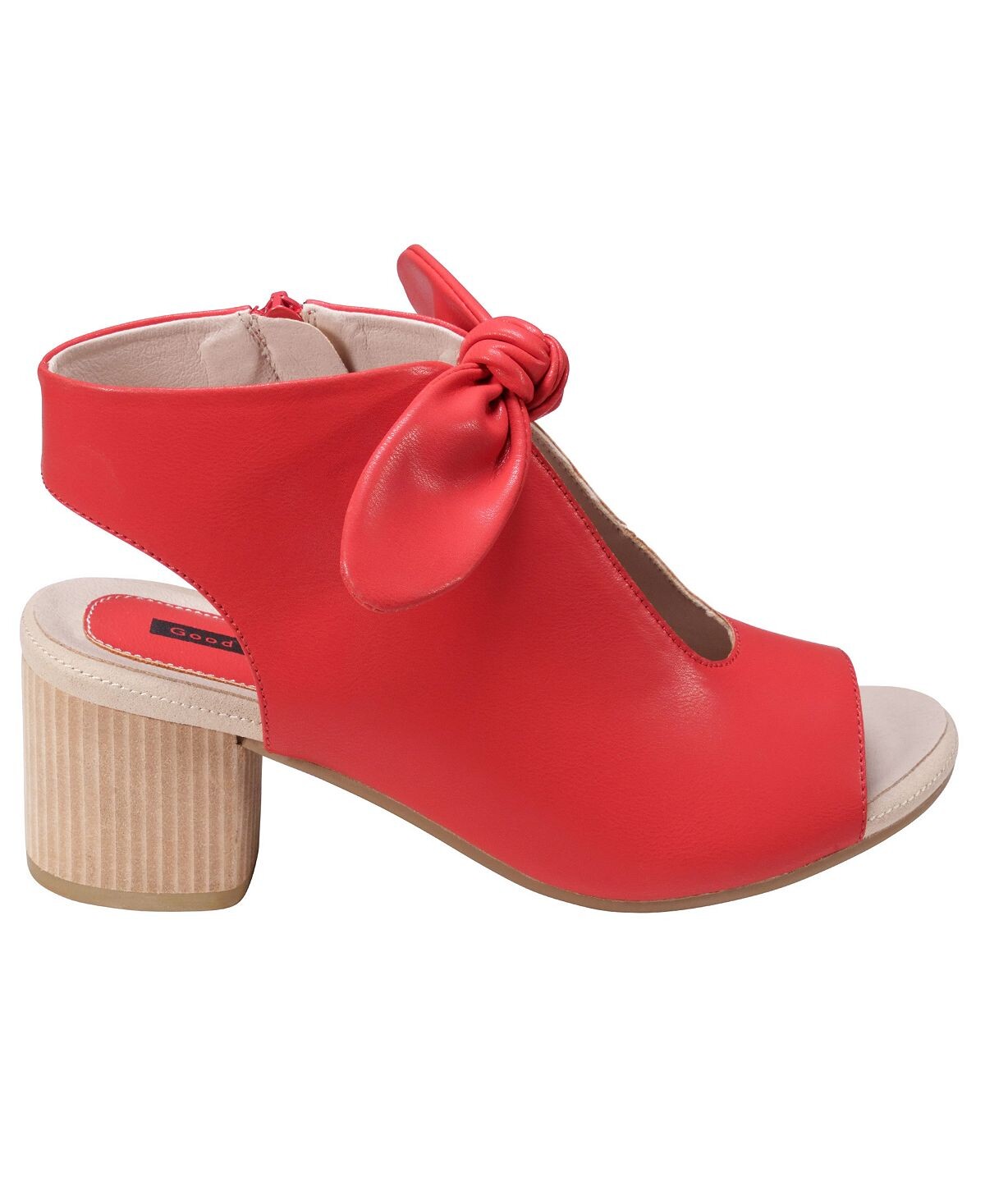 Женские босоножки на каблуке Kimora GC Shoes, красный — фото 2