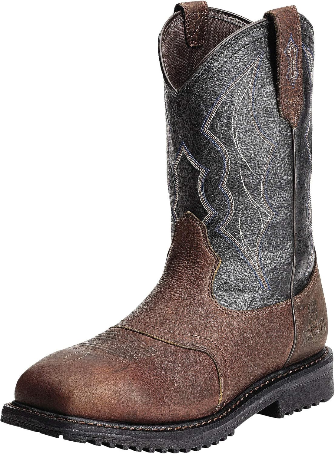 Мужские ботинки ARIAT Rigtek H2o с композитным носком, огнестойкие и безопасные, черный/коричневый