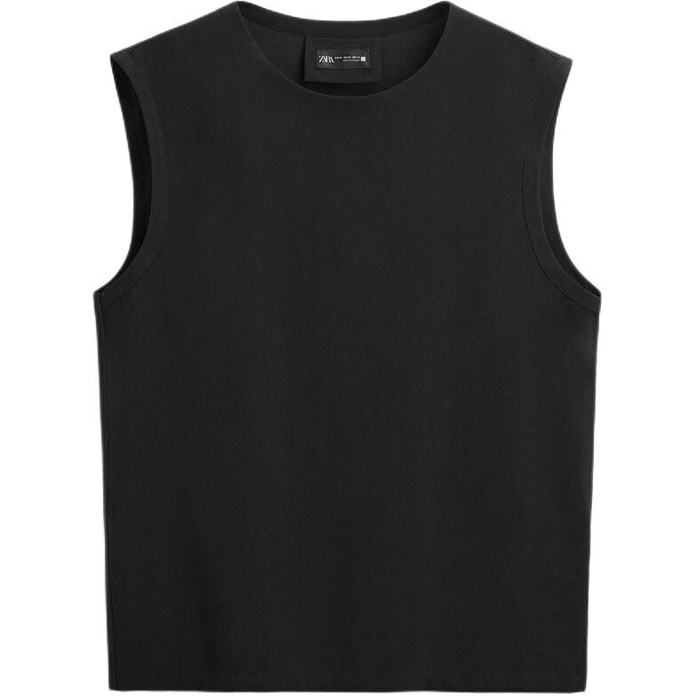 

Футболка мужская черная Zara, черный