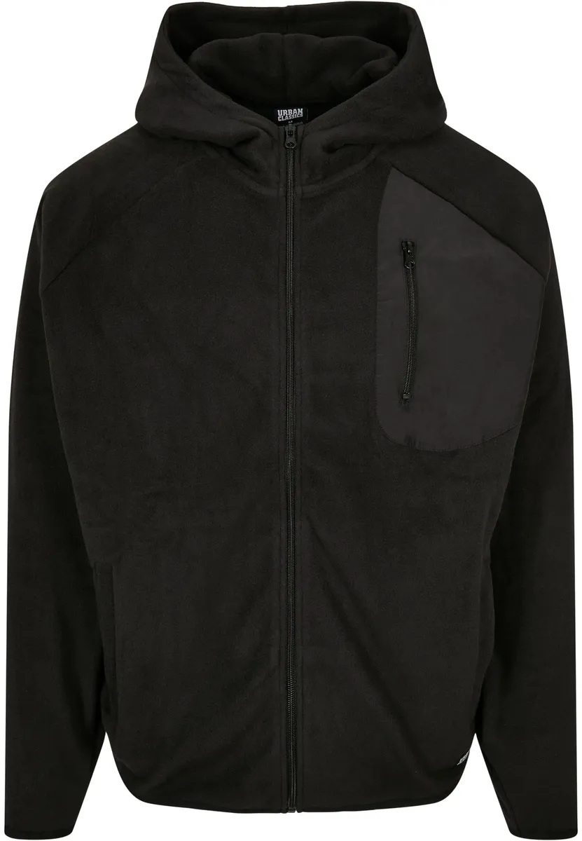 

Толстовка URBAN CLASSICS " Urban Classics Men's Polar Fleece Zip Hoody", черный