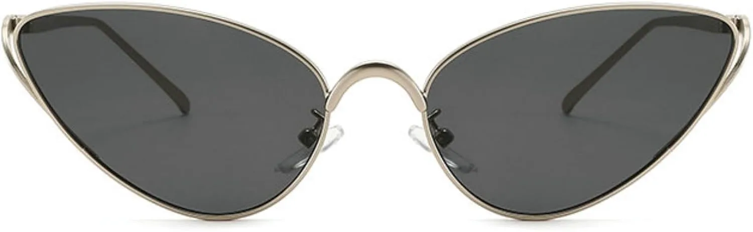 

Винтажные солнцезащитные очки «кошачий глаз» Willochra для женщин, роскошные, модные, в стиле панк, треугольные, для женщин, с защитой от ультрафиолета UV400, C6