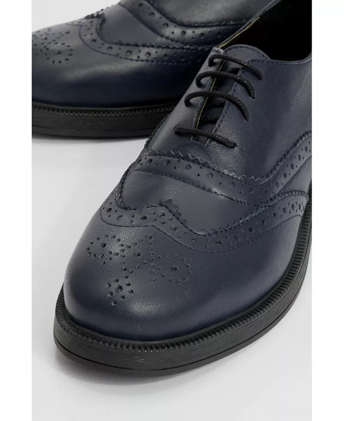 Кожаные оксфорды Avra для женщин Forever & Always Shoes, синий — фото 2