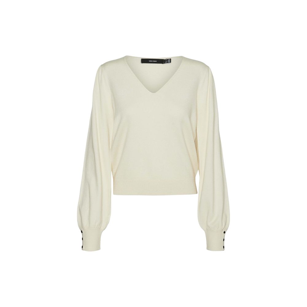 

Кремовые полиэстеровые топ и футболка Vero Moda