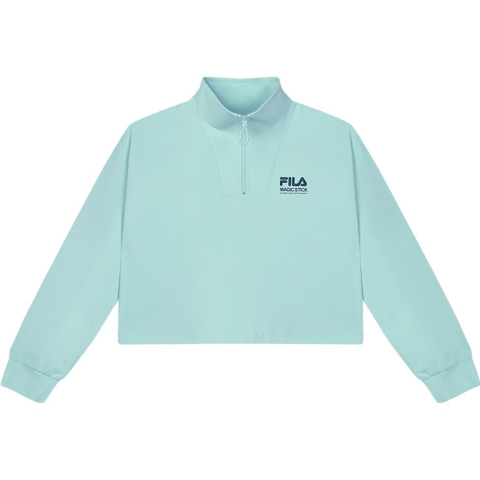 

Толстовка унисекс зеленая Lake Green Fila