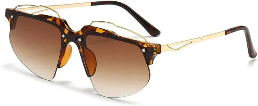 

MUTYNE Модные солнцезащитные очки без оправы для женщин, роскошные ретро-очки квадратной формы для мужчин, панк-очки, модные летние очки для отдыха на природе, C2