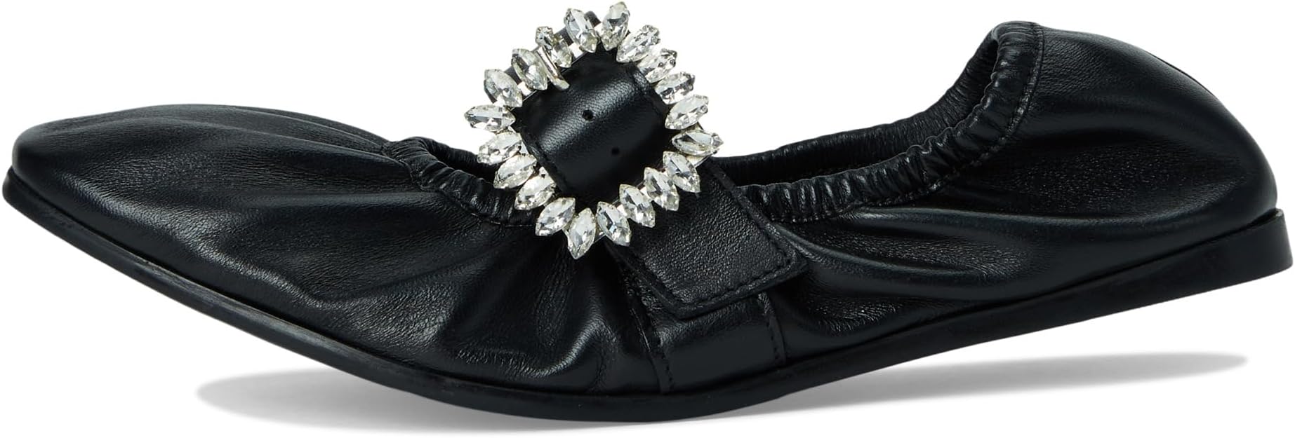 Балетки Free People Ursa Gemini Ballet Flat, цвет Black Leather — фото 4