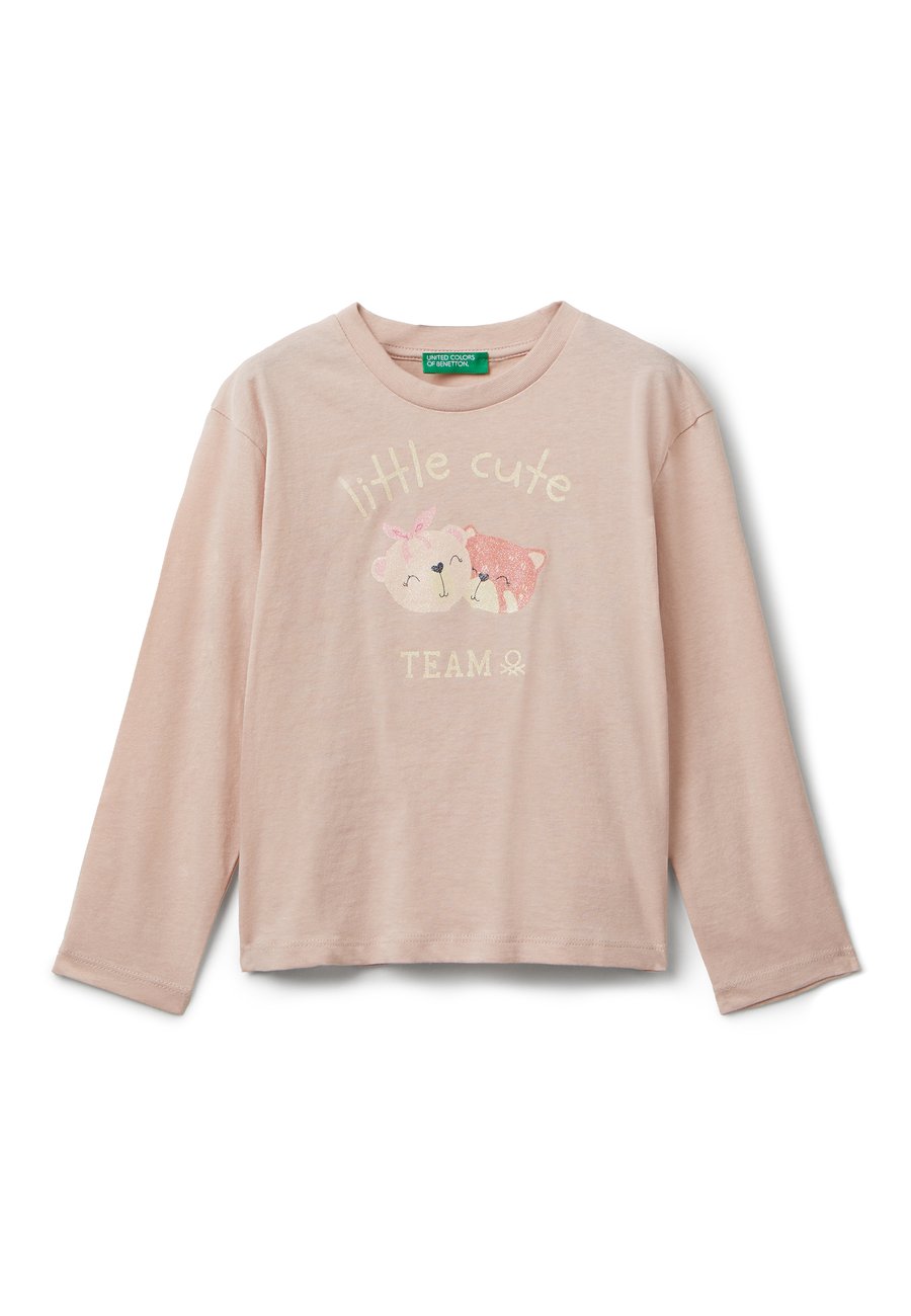 

Топ United Colors of Benetton WITH GLITTERY PRINT , Pink