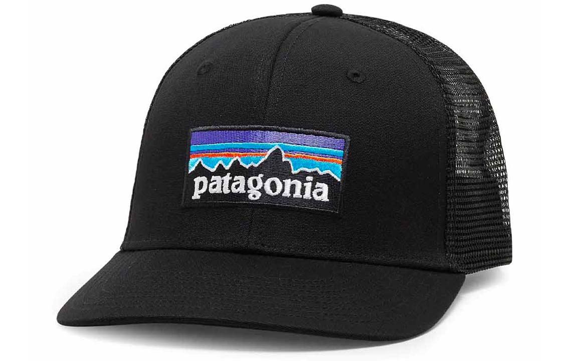 

Нашивка с логотипом, сетчатая панель, кепка Patagonia, черный