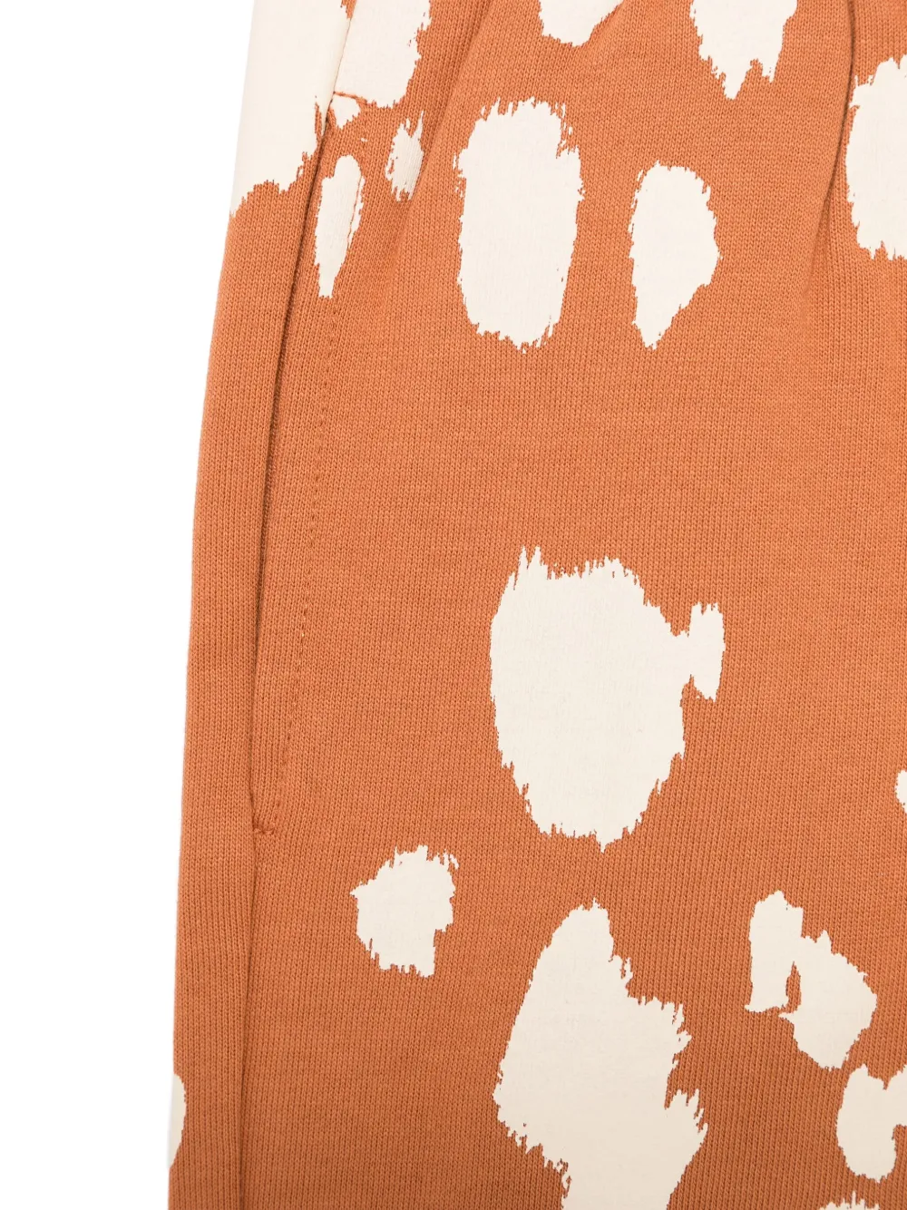 Спортивные брюки с эффектом разбрызганной краски Stella McCartney Kids, оранжевый — фото 3