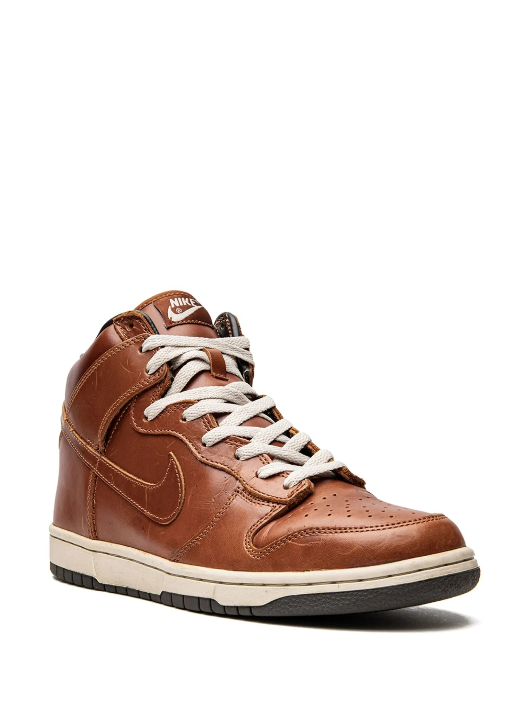 Кроссовки Dunk Hi Premium Nike, коричневый — фото 2