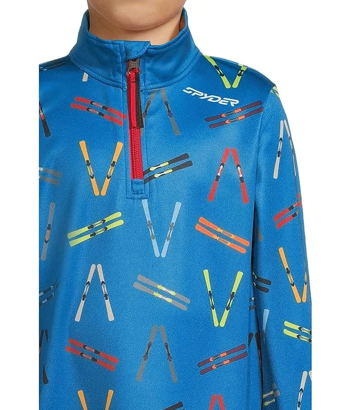 Лонгслив Spyder Kids International 1/2 Zip, Cobalt Fries — фото 3