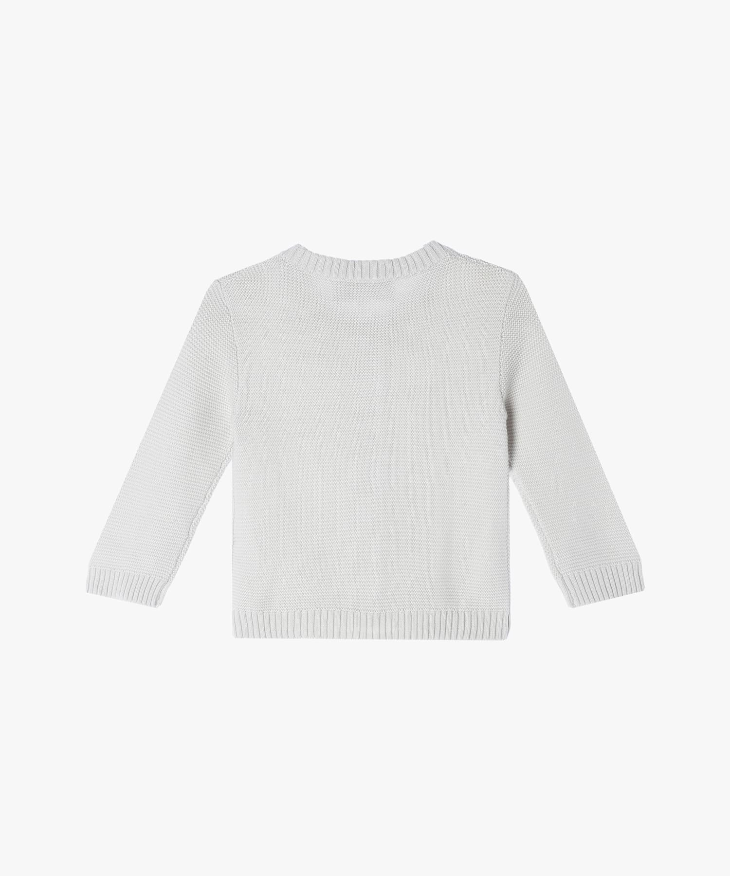 Детский хлопковый вязаный кардиган Agnes b. ENFANT, Gray