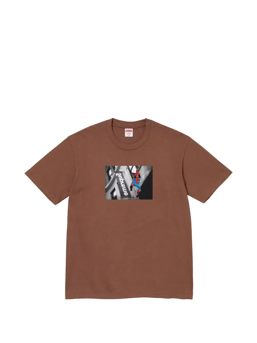 Футболка Человека-паука Supreme, коричневый