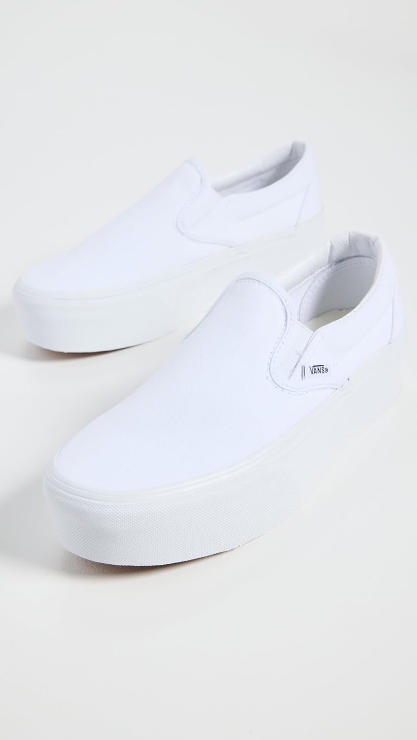 Классические слипоны Vans унисекс для взрослых, белый — фото 4