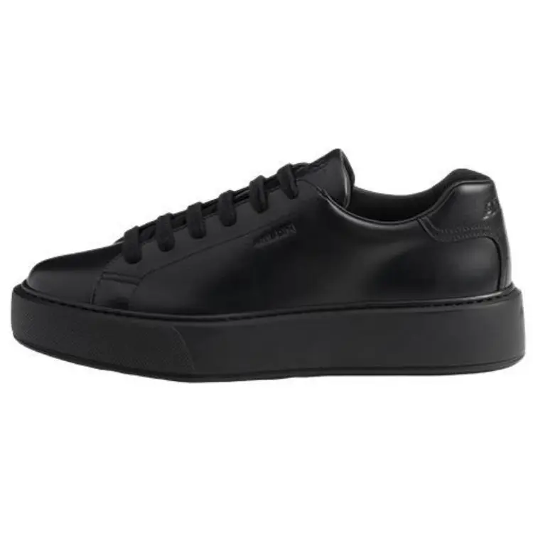 

Низкие скейтерские кроссовки мужские черные PRADA