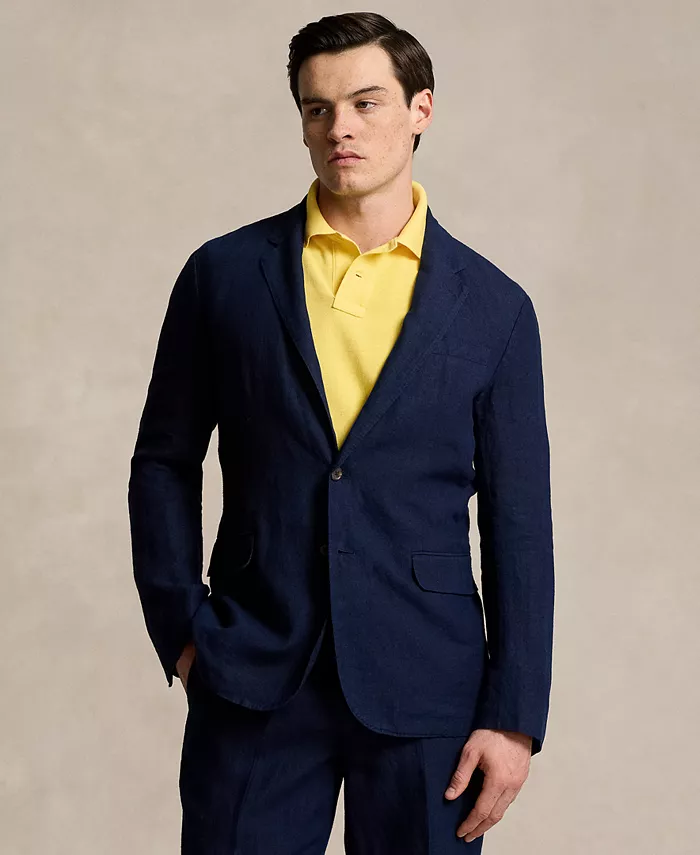 

Мужской пиджак Polo Soft Modern Linen Polo Ralph Lauren, синий