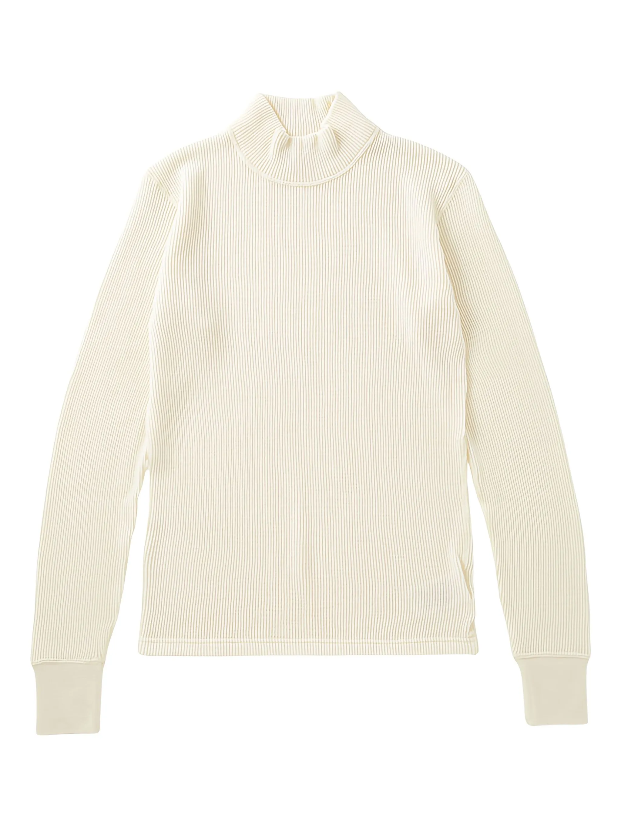 

Свитер с воротником-воронкой Visvim, белый