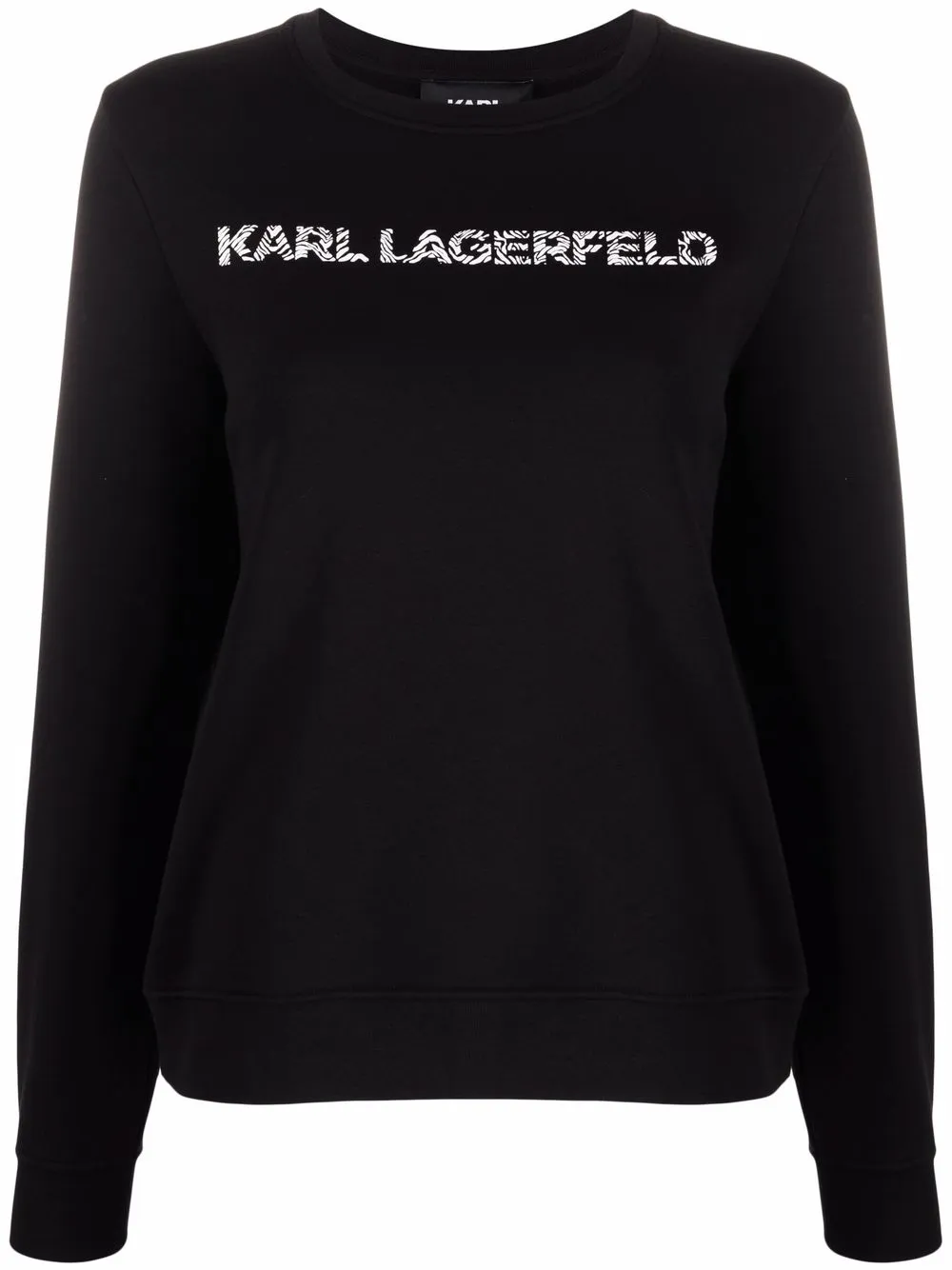 

Толстовка с логотипом KARL LAGERFELD, черный